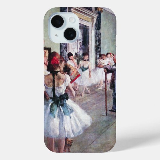 The Dance Class by Edgar Degas,ヴィンテージ・バレエ・アート Case-Mate iPhoneケース (裏面)