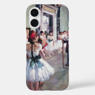 The Dance Class by Edgar Degas,ヴィンテージ・バレエ・アート iPhone 16ケース