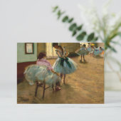 The Dance Lesson by Edgar Degas サンキューカード (スタンド正面)