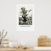 The Dance of Death Poster Print. Skeleton Skull ポスター (キッチン)