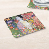 The Dancer, Gustav Klimt スクエアペーパーコースター (アングル)