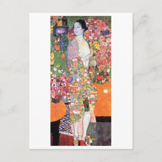 The Dancer, Gustav Klimt ポストカード (正面)