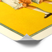 The Dancing Chicks - Vintage Theatre Print ポスター (角)