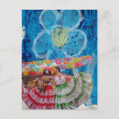 The Dancing Women Collage ポストカード (正面)