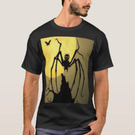 The Dark Spider Under the Full Moon Tシャツ