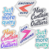 The Data Life Vinyl Sticker Pack シール (正面)