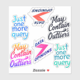 The Data Life Vinyl Sticker Pack シール