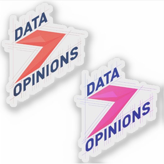 The Data Life Vinyl Sticker Pack シール (正面)