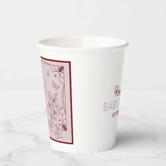 The Daughter Tarot Baby Shower  紙コップ (左)