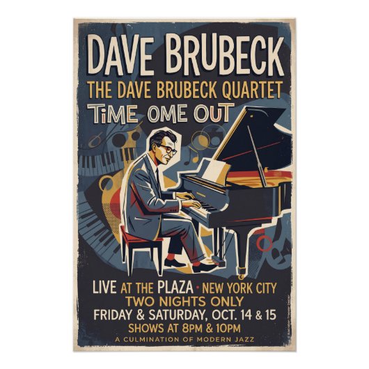 The Dave Brubeck Quartet ポスター (正面)