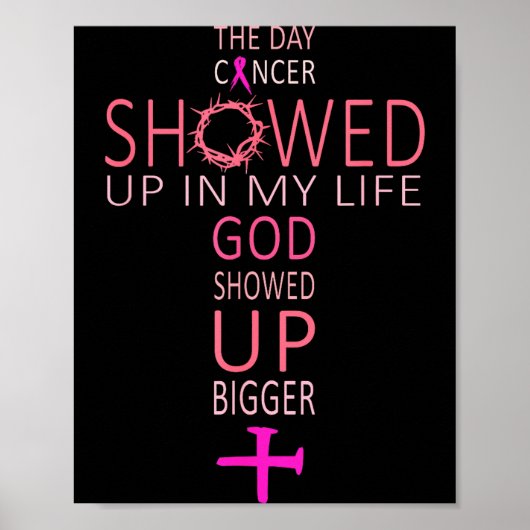 The-day Cancer Showed Up In My Life God Showed Up  ポスター (正面)