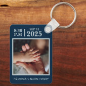 The Day I Became a Dad, Custom Birth Moment キーホルダー (裏面)