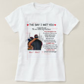The day i met you shirt tシャツ (デザイン正面)