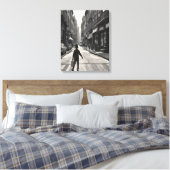 The Day Melted Sideways キャンバスプリント (インサイチュ (寝室))