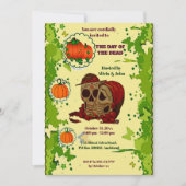 The Day of the Dead Couples Halloween Spooky Party 招待状 (正面)