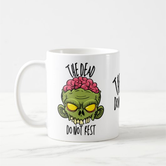 The Dead Do Not Rest - Coffee Mug コーヒーマグカップ (左)