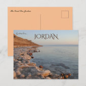 The Dead Sea Jordan ポストカード (正面/裏面)