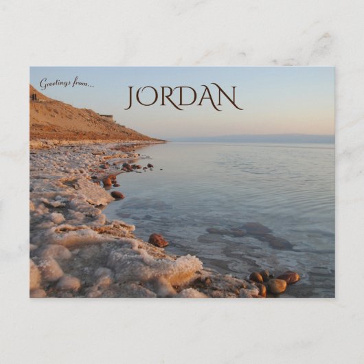 The Dead Sea Jordan ポストカード (正面)