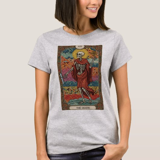 The Death Tarot Card Shirt Tシャツ (正面)