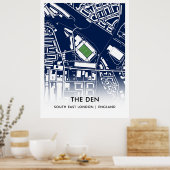 The Den Poster - Home of Millwall FC ポスター (キッチン)