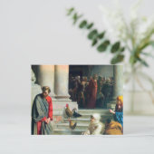 The Denial of Peter by Carl Bloch ポストカード (スタンド正面)