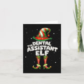 The Dental Istant Elf Family Matching Group Christ カード (正面)