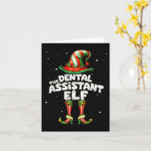 The Dental Istant Elf Family Matching Group Christ カード (黄色い花)