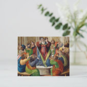 The Descent of the Holy Ghost by Botticelli ポストカード (スタンド正面)