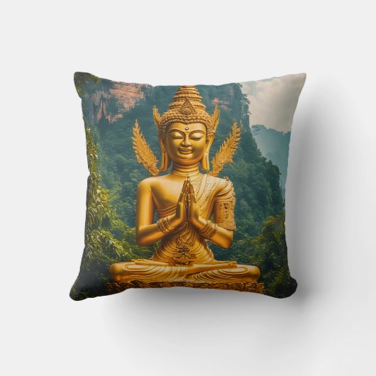 The Devata in Golden Light クッション (裏面)