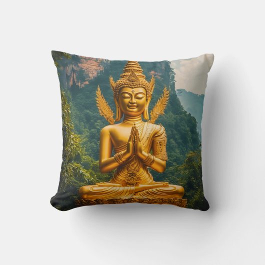 The Devata in Golden Light クッション (正面)