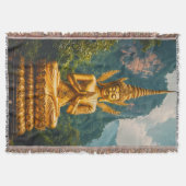 The Devata in Golden Light スローブランケット (正面)