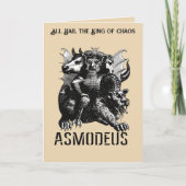The Devil Personified Illustration Asmodeus カード (正面)