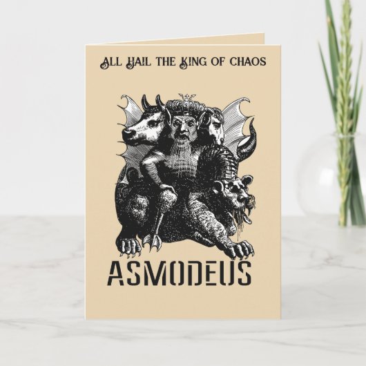 The Devil Personified Illustration Asmodeus カード (正面)