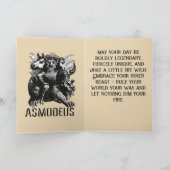 The Devil Personified Illustration Asmodeus カード (内部)