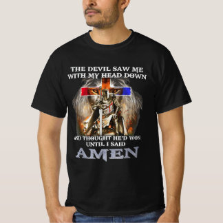 The Devil Saw Me With My Head Down Thought Tシャツ