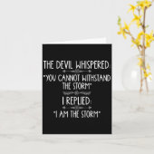 The Devil Whispered You Cannot Withstand The Self- カード (黄色い花)