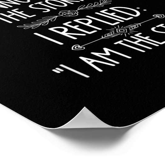 The Devil Whispered You Cannot Withstand The Self- ポスター (角)