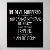 The Devil Whispered You Cannot Withstand The Self- ポスター (正面)