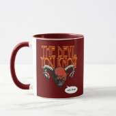 The Devil You Known Dk Red BG マグカップ (左)
