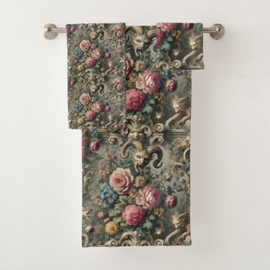 The Devourer of開花&ボーン – ゴシックビクトリアン バスタオルセット (インサイチュ)