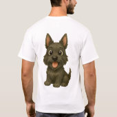 The Diehard Gentleman: Vintage Scottish Terrier Tシャツ (裏面)