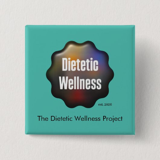 The Dietetic Wellness Project ロゴ + Est. バッジ (正面)