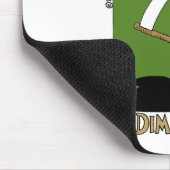 The Dim Reaper Funny Halloween Cartoon Gifts & Tee マウスパッド (コーナー)