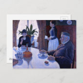 The Dining Room by Paul Signac (1887) ポストカード (正面/裏面)
