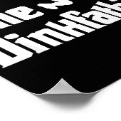 The dinkfather - funny pickleball player paddlebal ポスター (角)