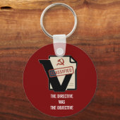 The Directive Was the Objective – Double-Sided Key キーホルダー (裏面)