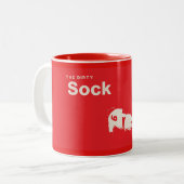 The Dirty Sock - Logo Mug ツートーンマグカップ (正面左)