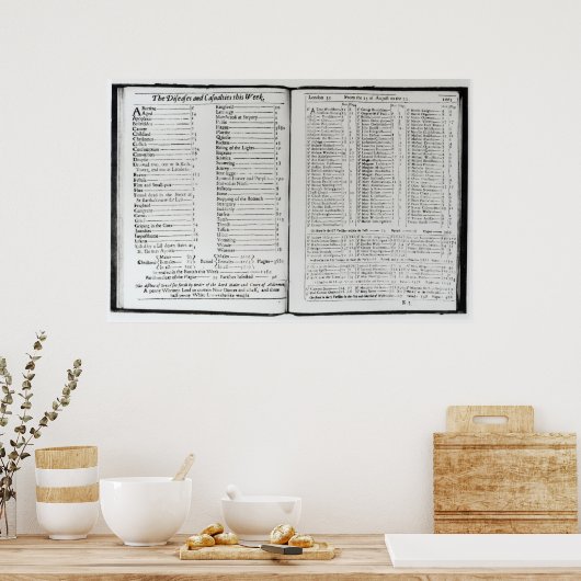 The Diseases and Casualties this Week ポスター (キッチン)