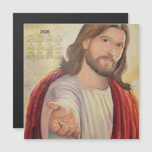 The Divine Invitation: Jesus 2026 Calendar (正面/裏面)