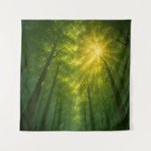 The Divine Light Path: Cathedral of the Emerald Fo タペストリー (正面)